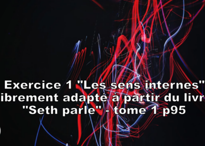 Exercice 1 « Seth parle » – « les Sens internes »