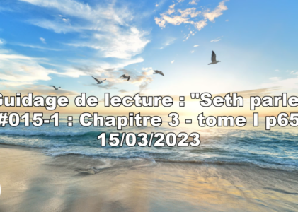 « Seth parle » #015-1 – TI p65 – Conséquences de nos actions, Intentions